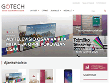 Tablet Screenshot of gotech.fi